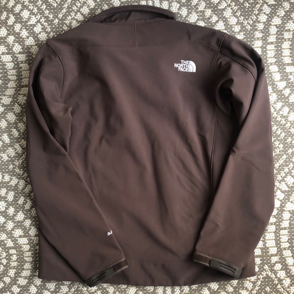 Men's The North Face Soft Shell Brown Apex Jacket - Picture 3 of 5